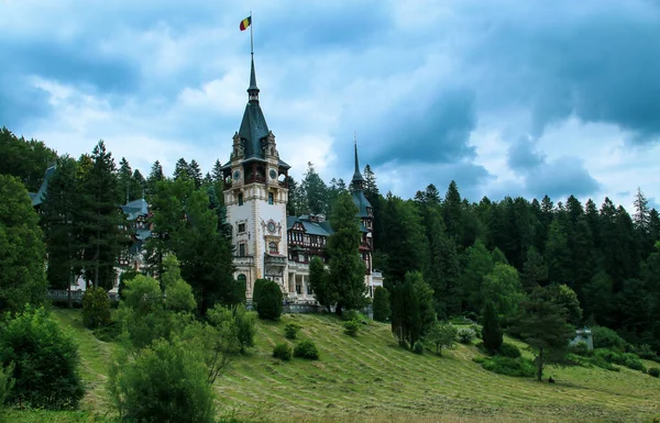 Das Schloss Valea Peles Oder Einfach Peles Palast Sinaia Rumänien — Stockfoto