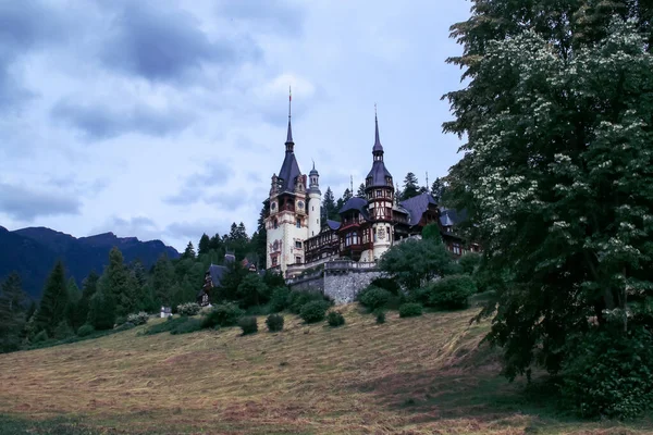 Das Schloss Valea Peles Oder Einfach Peles Palast Sinaia Rumänien — Stockfoto