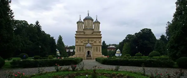 Catedrala Curtea Arge Începutul Secolului Xvi Lea Este Catedrală Ortodoxă — Fotografie, imagine de stoc