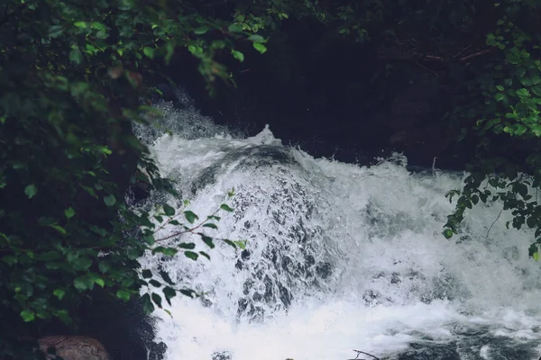 Der Balea Fluss Neben Der Berühmten Transfagarasan Autobahn Rumänien Einem — Stockfoto