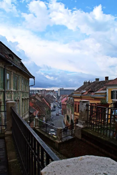 Ocnei Street Bridge Lies Sibiu Romania — Stock Photo, Image