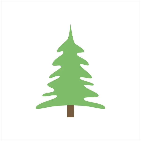 Imagen Vectorial Árbol Blanco Aislado Eps — Vector de stock