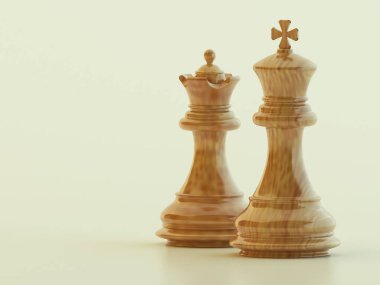 Satranç parçaları: Kral ve Kraliçe