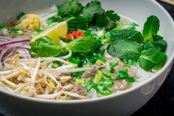 Sopa Fideos Tradicional Vietnam Pho —  Fotos de Stock