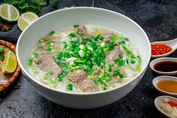 Sopa Fideos Tradicional Vietnam Pho —  Fotos de Stock