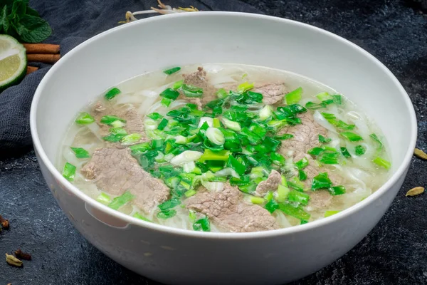 Mie Tradisional Vietnam Sup Pho — Stok Foto