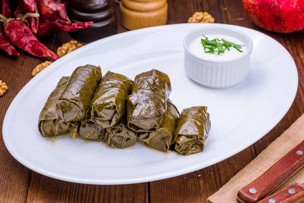 Dolma Gruzínská Tradiční Kuchyně — Stock fotografie