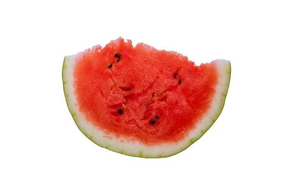 Pieces Watermelon White Isolated — Stock Photo, Image