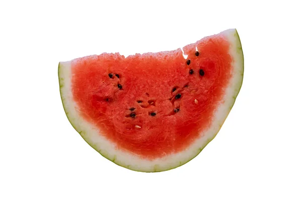 Pieces Watermelon White Isolated — Stock Photo, Image