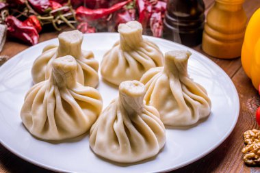 Gürcistan Geleneksel Khinkali kuzulu