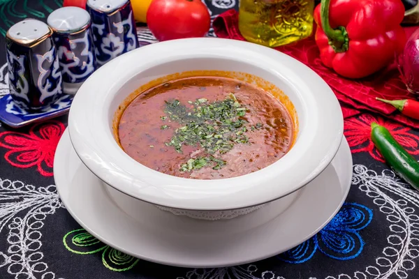 Soup Kharcho Bowl — Stock Photo, Image