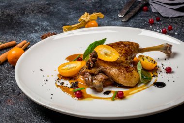 Ördek bacağı yakın plan görüntüsü