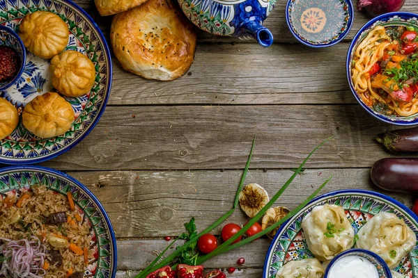 Özbek mutfağı lagman, pilav, manti yemekleri