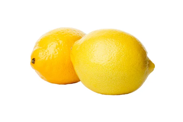 Limon Beyaz Arkaplanda Izole — Stok fotoğraf