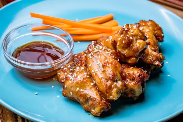 Chicken Wings Barbecue Sauce — Stock Photo, Image