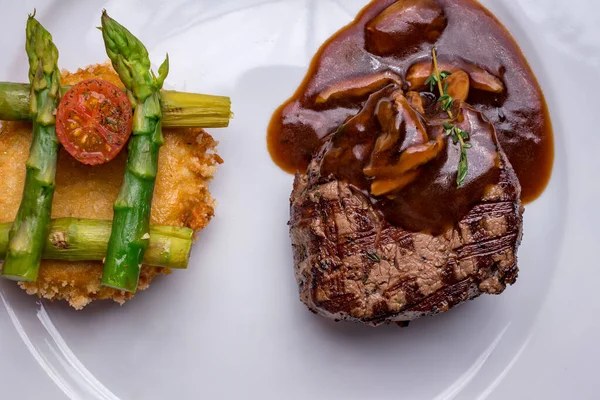 Grilled Steak Filet Mignon — Stock Photo, Image