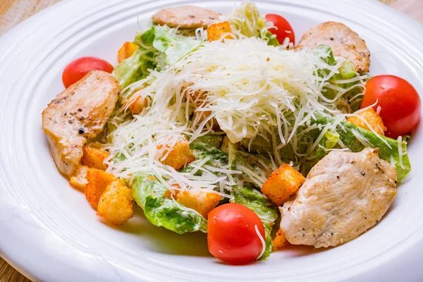 Cesare Insalata Con Pollo — Foto Stock