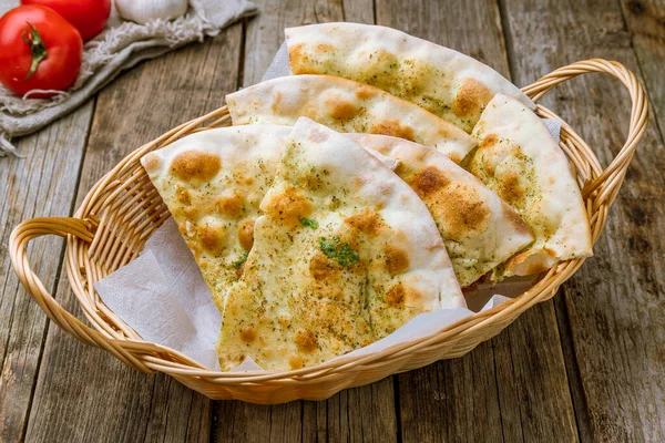 Focaccia Pestem Zblízka — Stock fotografie