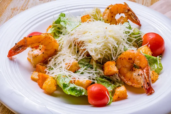 Salade César Aux Crevettes — Photo