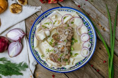 Besthe, Özbek mutfağı yakın çekim görüntüsü