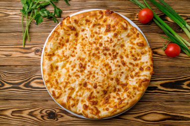 Peynir görünümlü khachapuri