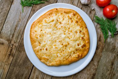 Peynir görünümlü khachapuri