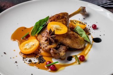 Ördek bacağı yakın plan görüntüsü