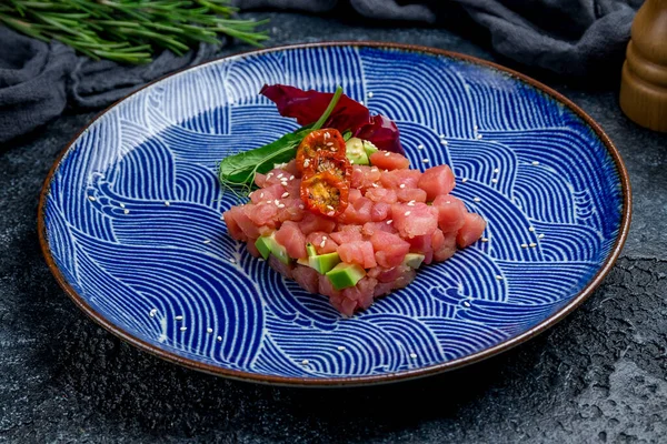 Thunfisch Teer Mit Avocado — Stockfoto