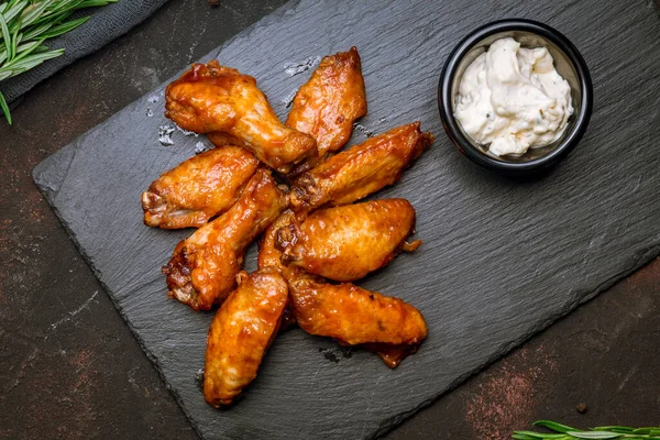 Chicken Wings Barbecue Sauce — Stock Photo, Image