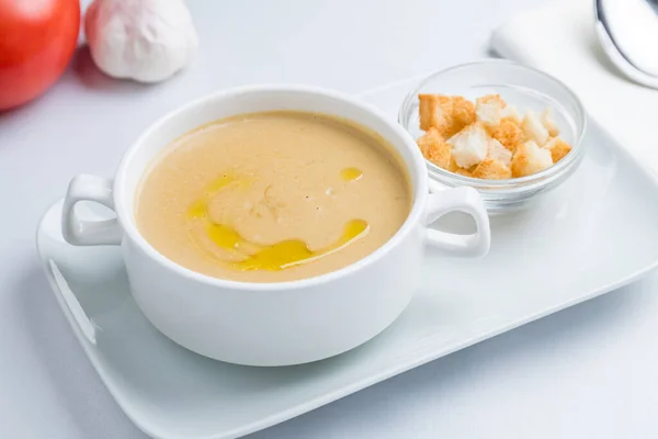 Cream Soup Mushrooms — Stock Photo, Image