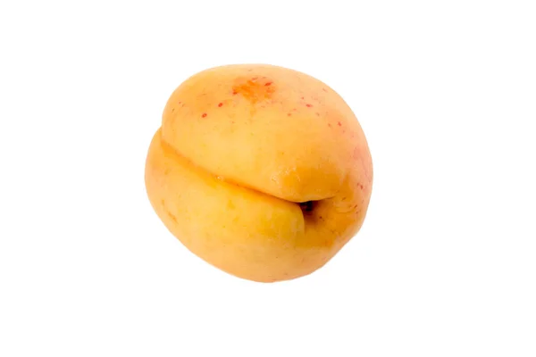 Aprikoser Isolerade Vit Bakgrund — Stockfoto
