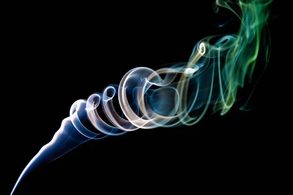 Humo de color espiral — Foto de Stock