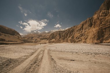 Üst Mustang, Lo Krallığı. Nepal Manzarası.