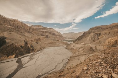 Üst Mustang, Lo Krallığı. Nepal Manzarası.