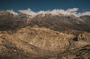Üst Mustang, Lo Krallığı. Nepal Manzarası.
