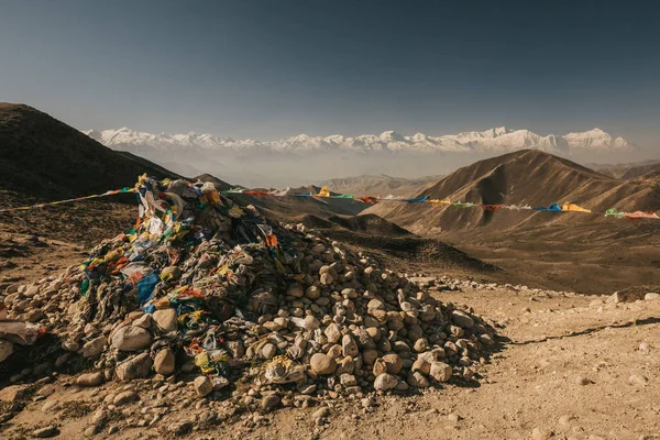 Mustang superior Reino de Lo. Paisaje de Nepal . — Foto de Stock