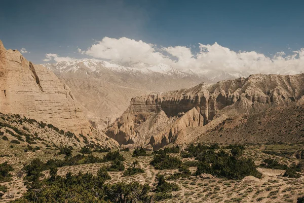 Mustang superior Reino de Lo. Paisaje de Nepal . — Foto de Stock