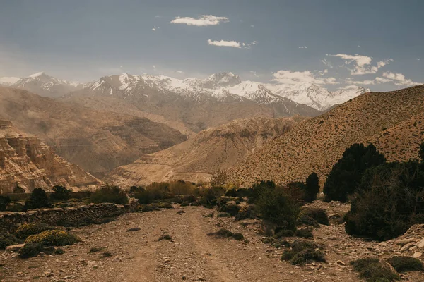 Övre mustang - Kungariket Lo. Nepal Landskap. — Stockfoto