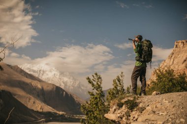 Yukarı Mustang 'de seyahat etmek, Lo Krallığı. Nepal