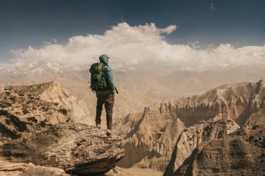 Yukarı Mustang 'de seyahat etmek, Lo Krallığı. Nepal