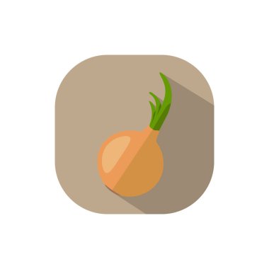 Düz dizayn sarı soğan