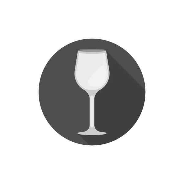 Design plat Verre à vin Zinfandel — Image vectorielle