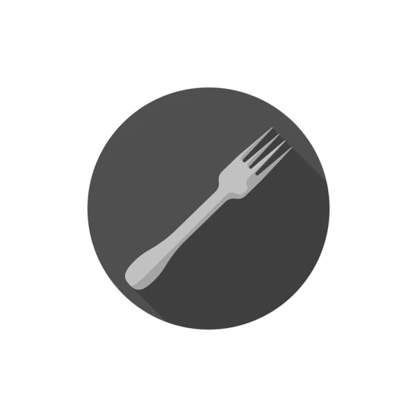 Επίπεδη σχεδίαση Fork — Διανυσματικό Αρχείο