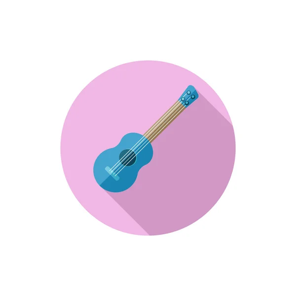 Плоский дизайн Kids Guitar — стоковый вектор