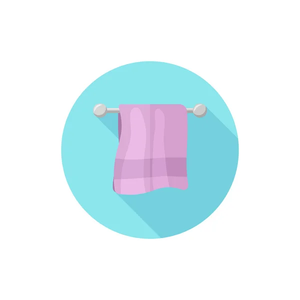 Platte design handdoek — Stockvector