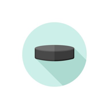 Düz dizayn Hokey Puck