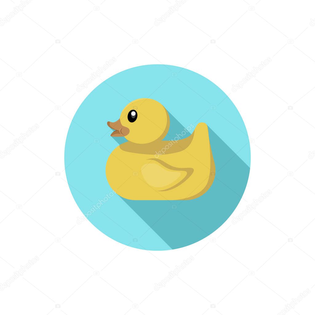 Flat design Rubber Duck
