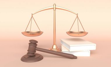 Kavram yasası. 3d render