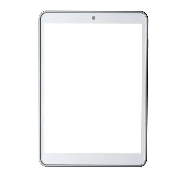 White Tablet computer. 3d rendering — Stock Photo, Image
