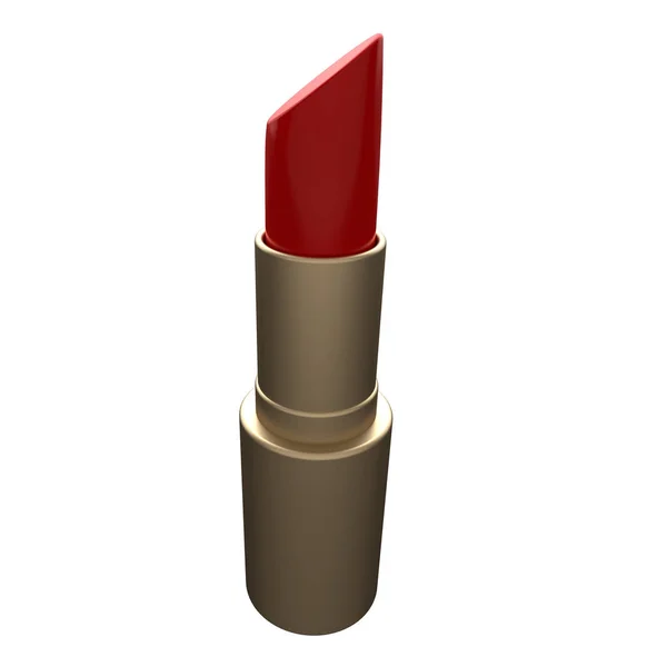 Red lipstick. 3d rendering — Stock Photo, Image